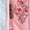 Powder Blue, variant on Women's Cropped Quilted Jacket Cardigan Floral Printed Long Sleeve Open Front Short Coats Pink S