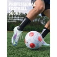 thumbnail image 7 of PULIOU Men Grip Soccer Socks, 3 Pairs, Non Slip Silicone Grip, Breathable Cushioned Athletic Socks for Sports Training, Black, 7 of 7