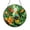Stained Glass 5.9 Inch, variant on Tropical Bird Stained Glass Suncatcher Window Decor, Colorful Parrot and Butterfly Art Glass Window Hanging Ornament with Jungle Leaves, Exotic Nature Design Decorative Glass Panel for Home Gift