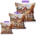thumbnail image 4 of Thanksgiving Chihuahua Pilgrim Grateful, Thankful, Blessed Fall Welcome Pillow Cushion Double Sided Dog Lover Gifts Idea Throw Pillow - 00021, 4 of 4