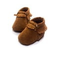 thumbnail image 4 of Kids Baby Shoes PU Suede Leather Newborn Boys Girls Soft Shoes Fringe Soft Soled Non-slip Footwear Crib First Walkers, 4 of 7
