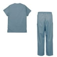 thumbnail image 2 of Men's Scrubs Set Scrub Top and Pants Scrubs Set, 2 of 3