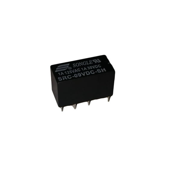 Relais 9vdc (9 Volts DC) - DPDT PCB 8 Broches - Module de Relais Électronique à Faible Signal Haute Sensibilité Sans Loquet Non Polarisé pour Bricolage Électronique et Arduino