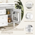 thumbnail image 6 of Solid Wood + MDF Cabinet - Tip-out Drawer for Small Items - Bathroom Space - Efficient Storage, 6 of 7
