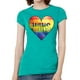 thumbnail image 1 of Camiseta de manga corta Love Wins El amor de las mujeres gana Teal 2X-Large, 1 of 1