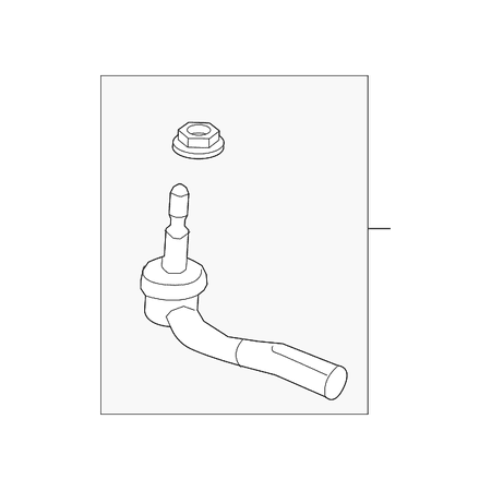 Genuine OE Volvo Outer Tie Rod - 31681048