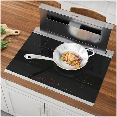 Bosch - 800 Series 30" Built-In Electric Induction Cooktop with 4 elements and HomeConnect - Black