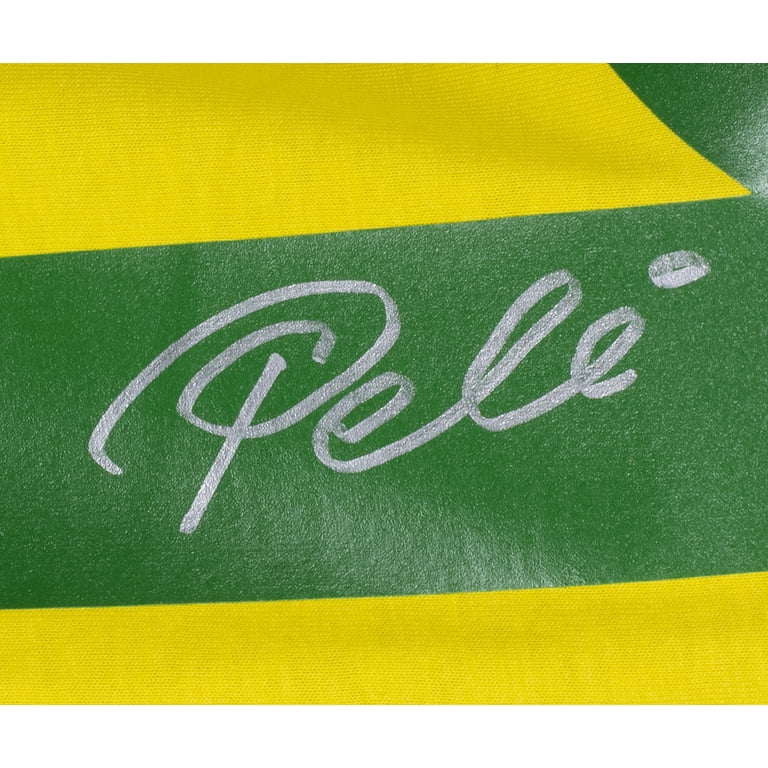 Maillot n°10 du Brésil signé Pelé avec certificat d