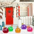 thumbnail image 5 of Taicans 19.6in Giant PVC Christmas Inflatable Ball Outdoor Christmas Decorations,Blow up Xmas Inflatables Ornaments PVC Christmas Ornaments for Tree Yards Lawns Porch Garden Front Doors Holiday Decor, 5 of 7