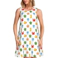 thumbnail image 1 of Xecao Robes d'Été pour Femmes, Robes Décontractées, Robes de Plage, Robes Sans Manches avec Poches, 1 of 7