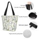 thumbnail image 4 of Fotbe Wisteria Flower Bolsa de Playa con Estampado, Bolsa de Hombro, Bolsa de Mano Espaciosa, Bolsa de Viaje Ligera, Bolsa de Compras Versátil, 4 of 6