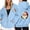 Light Blue, variant on HGIEYS Womens Zip Up Hoodies 2026 Casual Long Sleeve Zipper Sweatshirts Fall Winter Comfy Track Jackets with Pockets