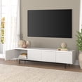 thumbnail image 4 of Whitman Rectangular TV Stand for TV's up to 85" in White, 4 of 9