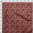 thumbnail image 4 of oneOone Viscose Chiffon Dark Rose Brown Fabric Floral & Craft Projects Decor Fabric Printed By The Yard 42 Inch Wide, 4 of 5