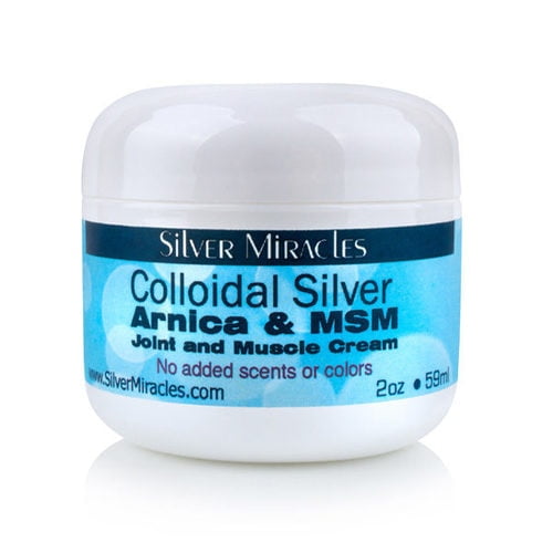 Silver Miracles Arnica and MSM Joint and Muscle Colloidal Silver