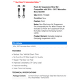 thumbnail image 2 of Front Air Suspension Strut Set - Compatible with 2016 - 2017 Mercedes-Benz GLE400, 2 of 2