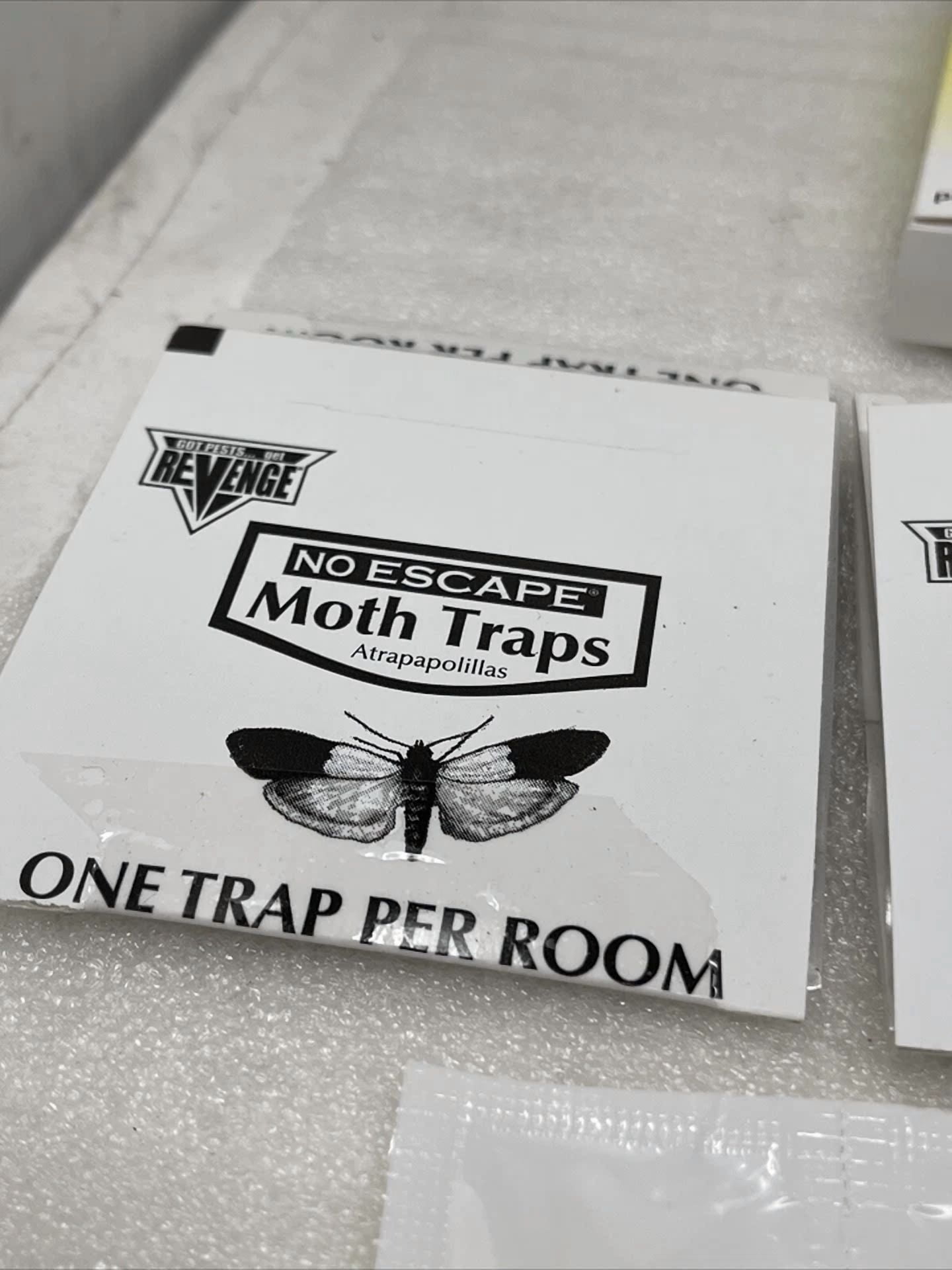 CRESTIN- (2 Pack) Revenge No Escape Moth Traps Lures, For Kitchens, Pet Food/Bird Seed