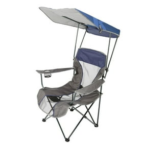 Quik Shade Adjustable Canopy Folding Camp Chair Walmart Com