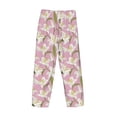 thumbnail image 4 of Kdxio Lilies Flowers Print Men's Sleep Pajama Pant Lounge Pants with Pockets, 4 of 8