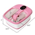 thumbnail image 5 of Topbuy Portable Foot Spa Bath Massager Feet Tub with Automatic Massage Rollers Pink, 5 of 7