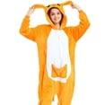 thumbnail image 3 of Pijamas de dibujos animados de cebra para hombres y mujeres, Disfraces de Halloween, Kigurumi, monos de felpa, Mono, 3 of 5