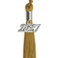 thumbnail image 2 of Endea Graduation Antique Gold Graduation Tassel with Silver Date Drop, 2 of 2