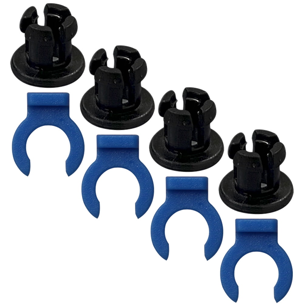 Set Di 10 Morsetti E Clip Per Tubo Bowden - Compatibili Con Hotend Creality E Stampanti 3D (Nero/Blu)