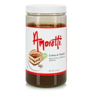 Amoretti - Crema di Tiramisu Industrial Compound 2.2 lbs - Natural Flavors, Shelf Stable Even After Opening, Certified Kosher, TTB Approved, Perfect for Baking Applications & Beverages