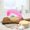 thumbnail image 1 of Meitianfacai 2024 Upgrade Stainless Steel Garlic Presser Garlic Press Rocker Garlic Mincer Garlic Crusher With Économe And Cleaning Brush Stainless Steel Garlic Mincer, 1 of 3