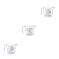 thumbnail image 4 of Bearachild 3 Tallas Medición Jarra Plástico Transparente Cocina Hornear Juego Harina Azúcar Type4 NO4 Bearachild  CBP092434, 4 of 6