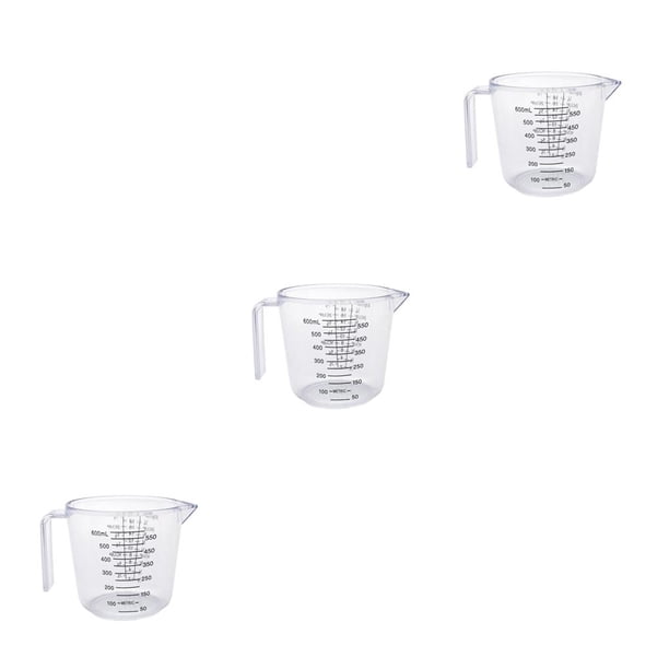 Advancent 150/300/600ml Plastic Measuring Cups Laboratory Tableware Tool Baking Accessories Container Cooking Measure Type1 NO1