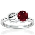 thumbnail image 1 of GemsNY July Birthstone - Vintage Prong Set Round Ruby Solitaire Ring (Grade - AA | 1.05cts.), 1 of 4