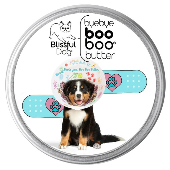 The Blissful Dog® Boo Boo Butter I All-Purpose Balm for Scratches, Scrapes and Skin Irritations I All Natural I Veterinarian Recommended I 4-Ounce Tin