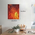 thumbnail image 2 of Xecao Tennis Ball In Fire for Ready-to-Hang Canvas Art 12x16 Inches - Waterproof HD Print Solid Wood Frame for Gifting,Vertical, 2 of 8