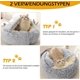 thumbnail image 2 of Camas calmantes para Perros y Gatos con Funda con Capucha,Cama esponjosa de Piel sintética Antideslizante,Cama autocalentable para Mascotas para acurrucarse, 2 of 9