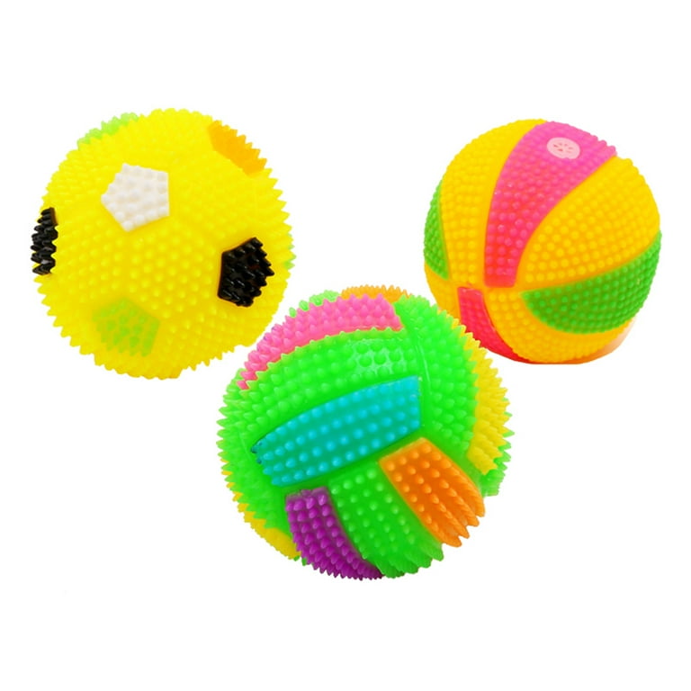 Light Up LED Dog Balls Toys with Sound