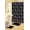 Black, variant on Home Dynamix Bath Boutique Shower Curtain and Bath Rug Set: 1574-213 Brick Red: 15 Piece Bath Set