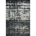 thumbnail image 1 of Ladole Rugs Durable Barrie Abstract Toronto Collection Turkish Micro Polyester Area Rug Carpet in Grey-Ivory, 4x6 (3'11" x 5'7", 120cm x 170cm), 1 of 4