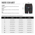 thumbnail image 3 of Balery Multicolored Butterflies Pantalones cortos de pijama de punto de algodón para hombre con cinturilla y bolsillos-Large, 3 of 6