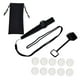thumbnail image 5 of Kazoo con bolsa de almacenamiento con cordón, instrumento musical para adultos, regalo de concierto negro, 5 of 9