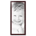 thumbnail image 2 of ArtToFrames 17" x 41" Cherry Stain with Gold Beads Picture Frame, 17x41 inch Red Wood Poster Frame (WOM-4140), 2 of 7