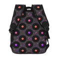 thumbnail image 4 of Fotbe Vinyl Records Musical Notes Mochila Casual con Estampado para Escuela, Viajes y Actividades al Aire Libre - Duradera, Ligera y Cómoda, 4 of 5