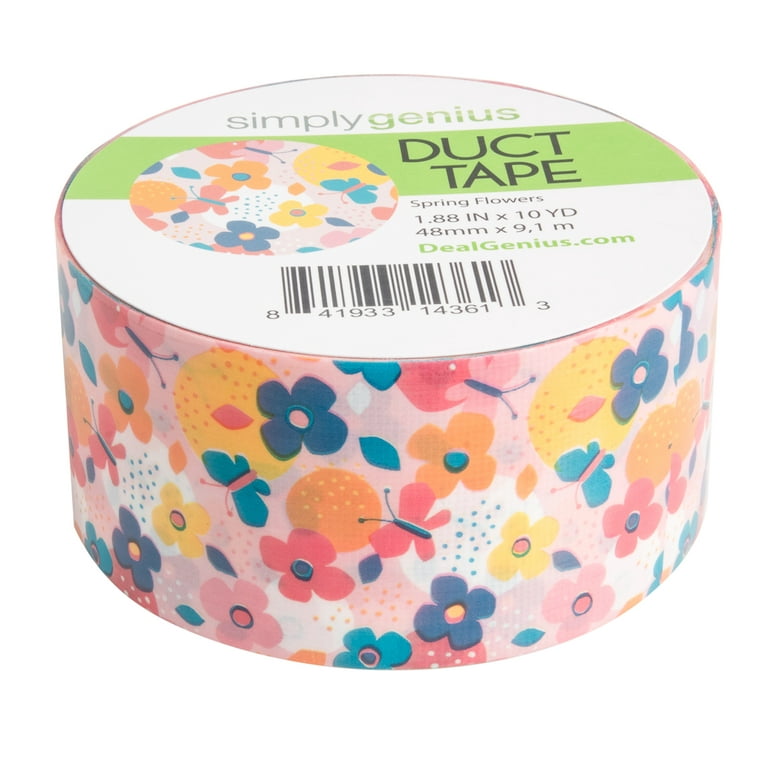 12pk Patterned & Colored Duct Tape By Simply Genius