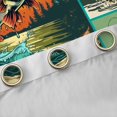 thumbnail image 4 of Feelyou Hippie Bass Fish Curtains Pack of 2 (42x84 Each), Rustic Fishing Animal Curtains Blackout, Retro Lake House Bedroom Curtains, Curtains and Drapes Decor, 4 of 6