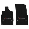 thumbnail image 2 of Lloyd Mats LogoMat Custom-Fit 2PC Carpet Floor Mats for 2023-2026 Chevrolet C8 Corvette (No E-RAY), Charcoal, 2 of 5