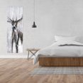 thumbnail image 2 of Winter abstract deer - 20"x60" canvas - Print on demand, 2 of 5