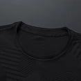 thumbnail image 5 of KPOPLK Men's Gym Shirt Short Sleeve Quick Dry Workout Athletic T Shirts Summer Big and Tall Top for Men S-3XL Black XL, 5 of 7