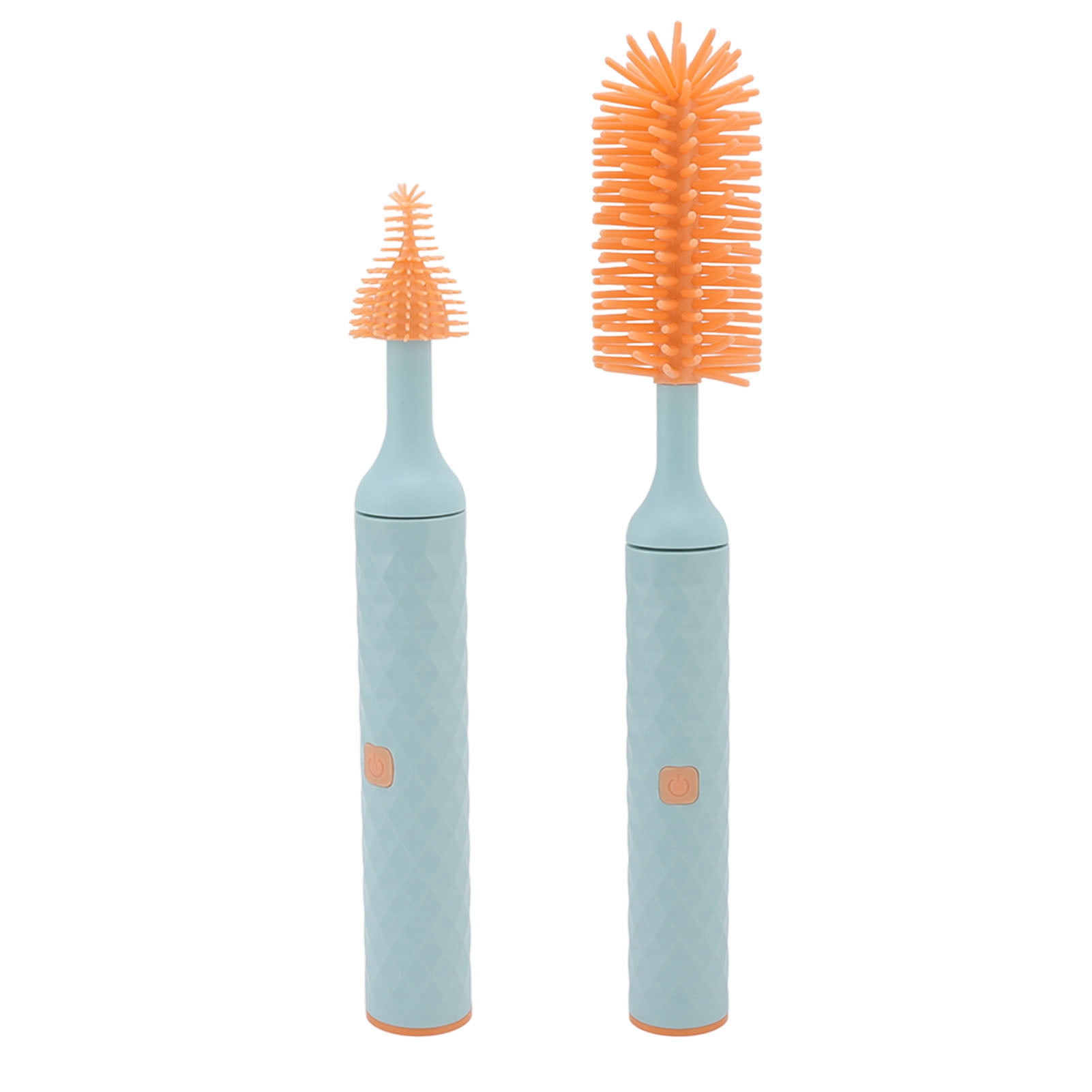 NFTIGB Automatic Baby Silicone Nipple Bottle Brush Set Waterproof IP65 Effective Cleaning Kit 4pcs Blue 9.84 inches / 25 cm