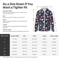 thumbnail image 5 of Uemuo Cherry Blossoms Pattern Women's Full Zip UPF 50+ Sun Protection Hoodie Jacket Long Sleeve Sun Shirt Hiking Outdoor Performance with Pockets-X-Large, 5 of 9