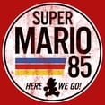 thumbnail image 2 of Men's Nintendo Super Mario Retro Rainbow Ring  Tank Top Red 2X Large, 2 of 4